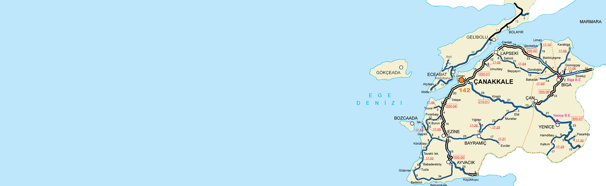 Çanakkale Harita